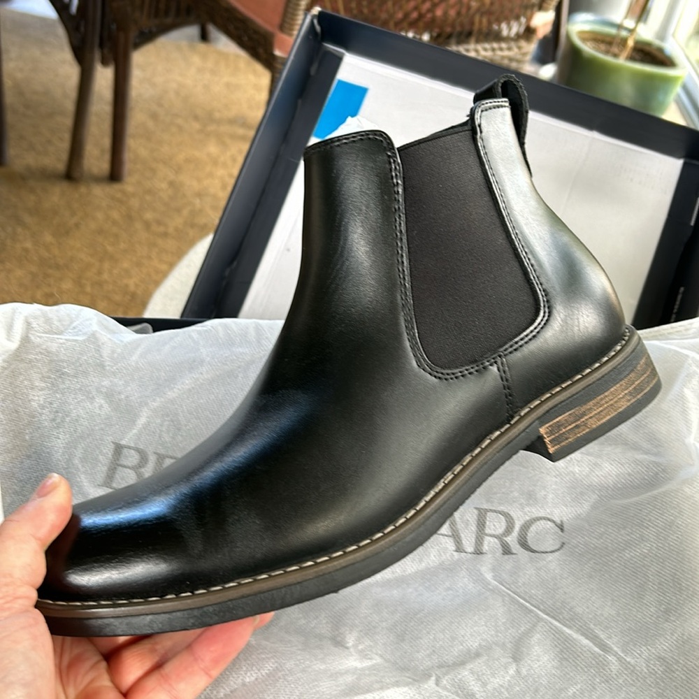 Bruno Marc Vegan Leather Chelsea Boots Men’s US Size 8
